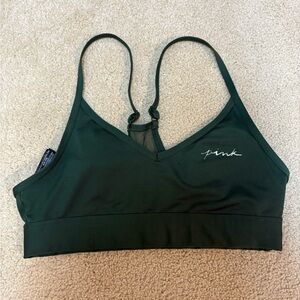 PINK Victoria's Secret Women's Green Sports Bra